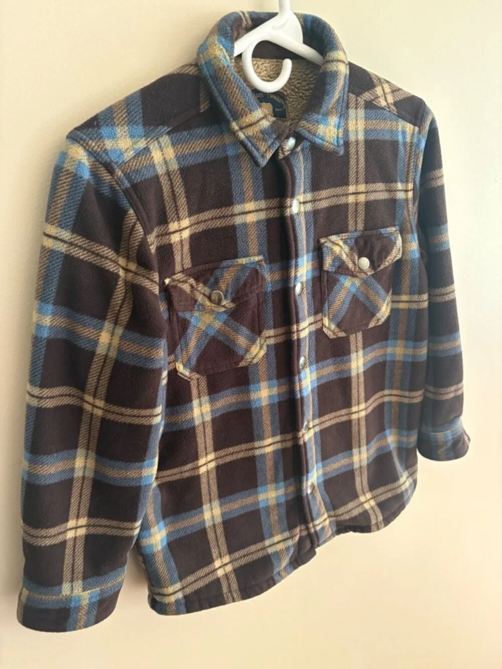 Freedom Foundry Boys Heavyweight Sherpa Lined Fleece Shirt Jacket Boys 10-12